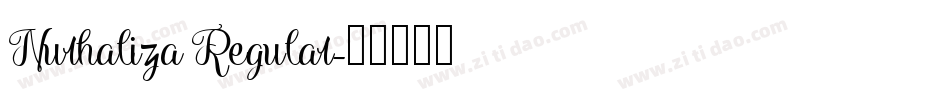 Nurhaliza Regular字体转换